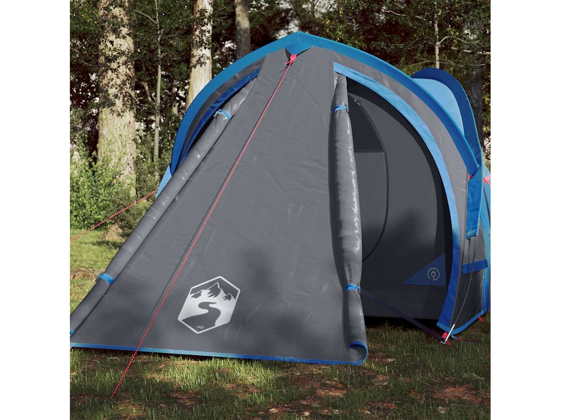 Vidaxl Tenda De Campismo Cúpula Para 2 Pessoas Impermeável Azul
