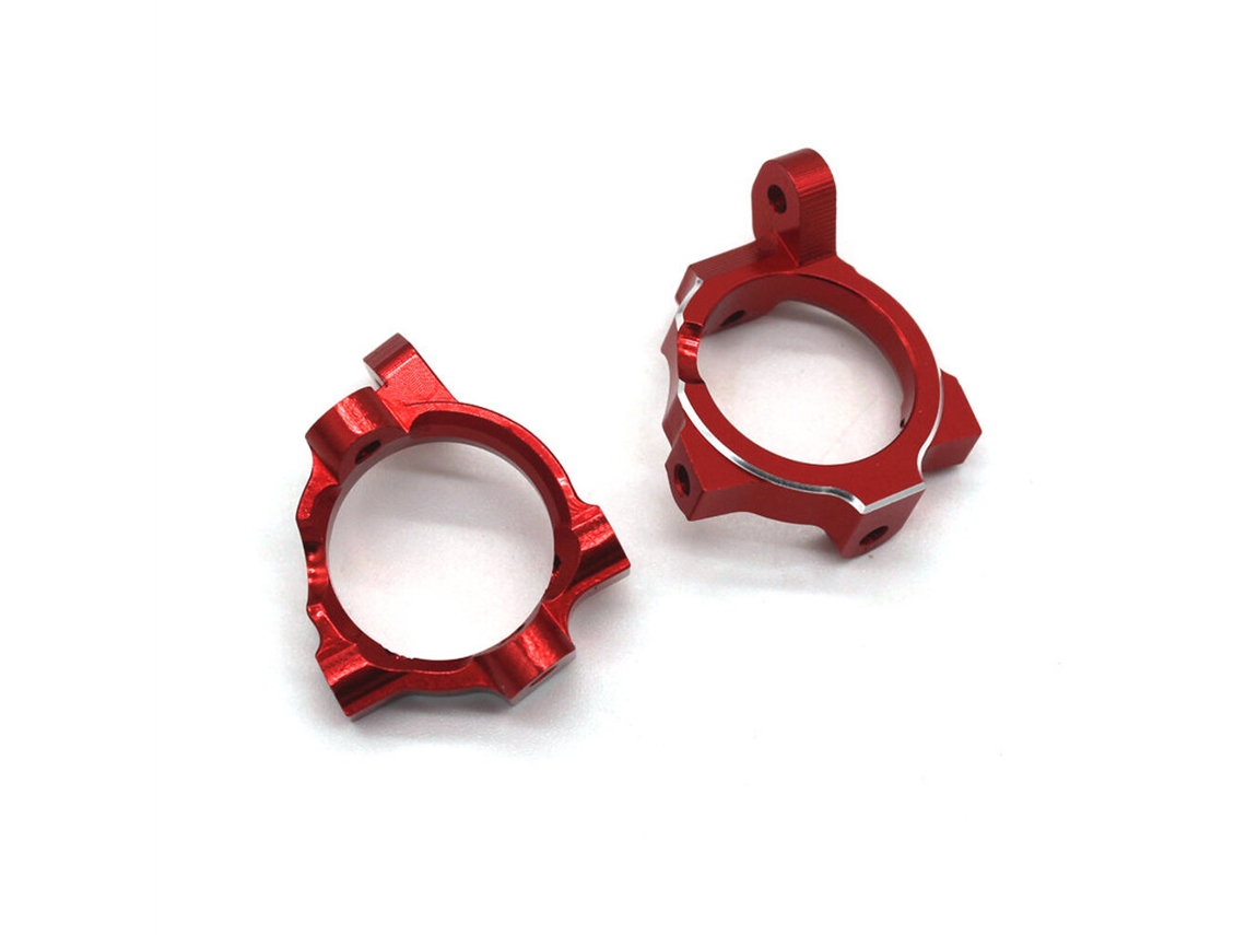 Conjunto 2 Peças Metal Vermelho Assento C Aprimorado para Carros Rc 1/14 Zd Racing Mt16 Rlaarlo Jiusi Mt14r Pt14r Acessórios MDUG