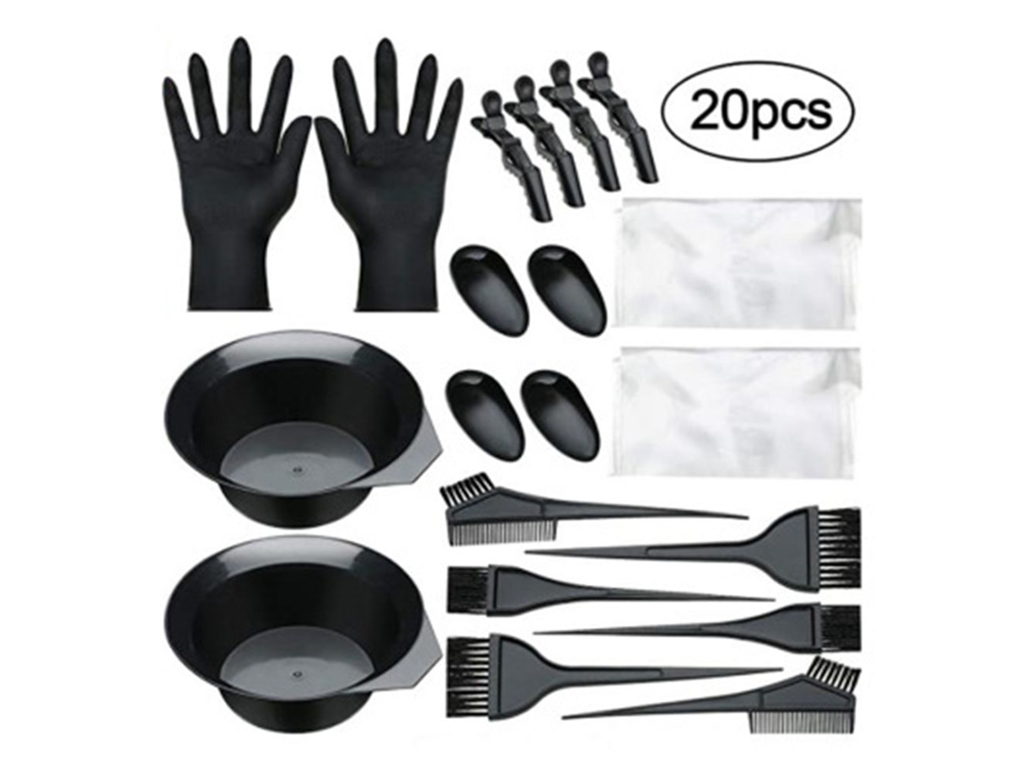 Kit De Coloração Capilar Faça Você Mesmo, Ferramentas Reutilizáveis Para Coloração De Cabelo Em Salões, Inclui Aplicador De Tintura E Tigela Para Mist