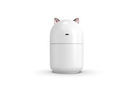 Umidificador Portátil 300ml Névoa Fria Luz Noturna Auto Desligamento Bestvite Branco