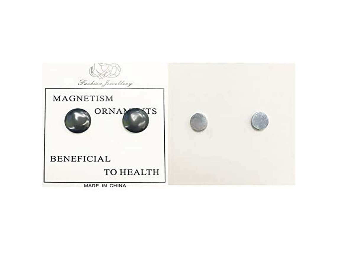 Brincos De Hematita Terapia Magnética Para Perda De Peso