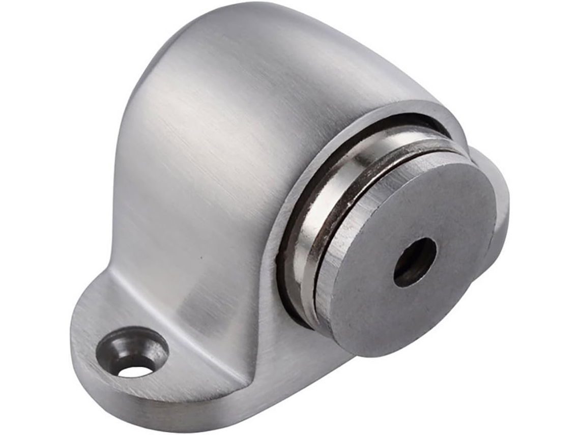 Topes de Porta Magnéticos de Montagem de Piso de Metal Lustrado