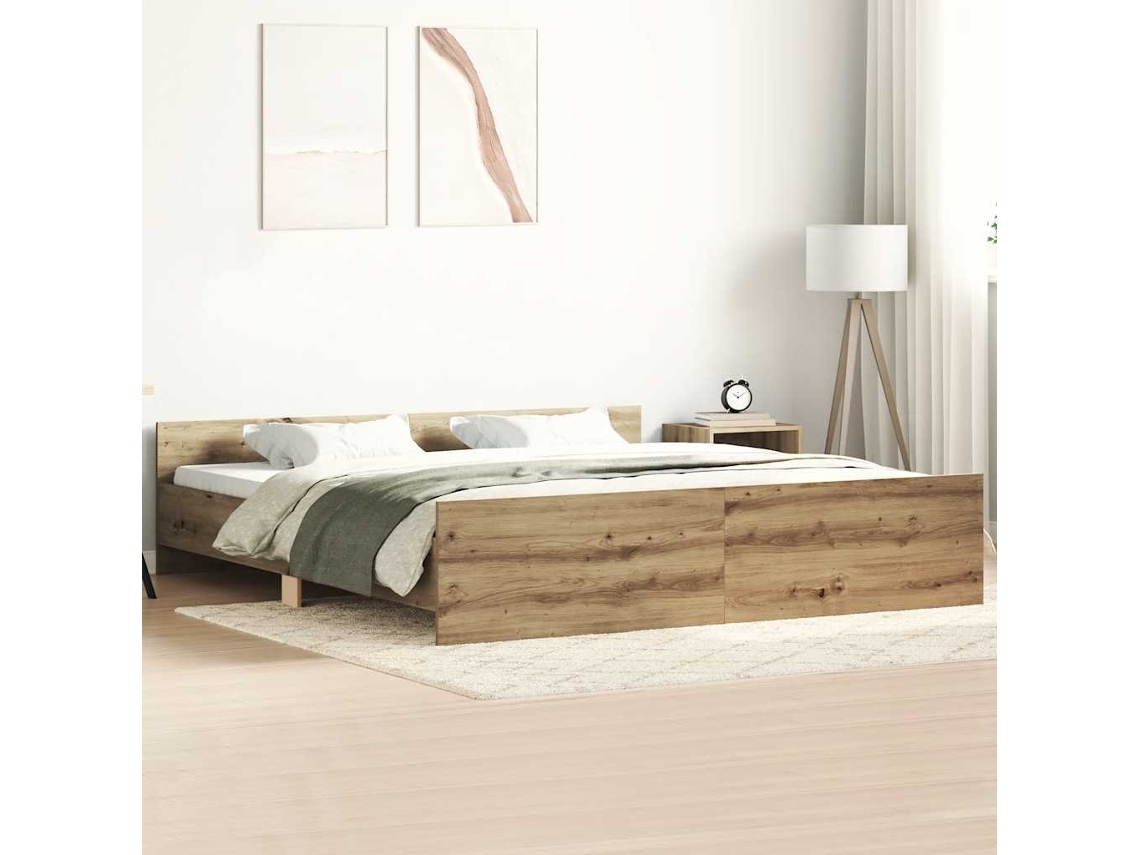 Vidaxl Estrutura De Cama Sem Colchão 180x200cm Derivados De Madeira