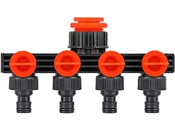 Conector De Mangueira Jardim Reforçado 4 Vias