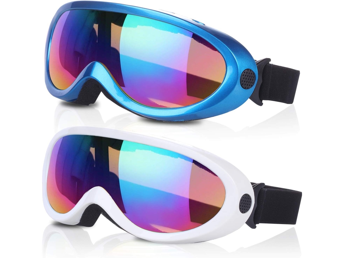 Óculos De Esqui, Pacote Com 2, Óculos De Snowboard Para Crianças, Meninos E Meninas, Jovens, Homens Aquaforge