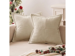 Capas Almofada Veludo Natal 40x40 Conjunto 2 Decorativas ZYBLSSBB