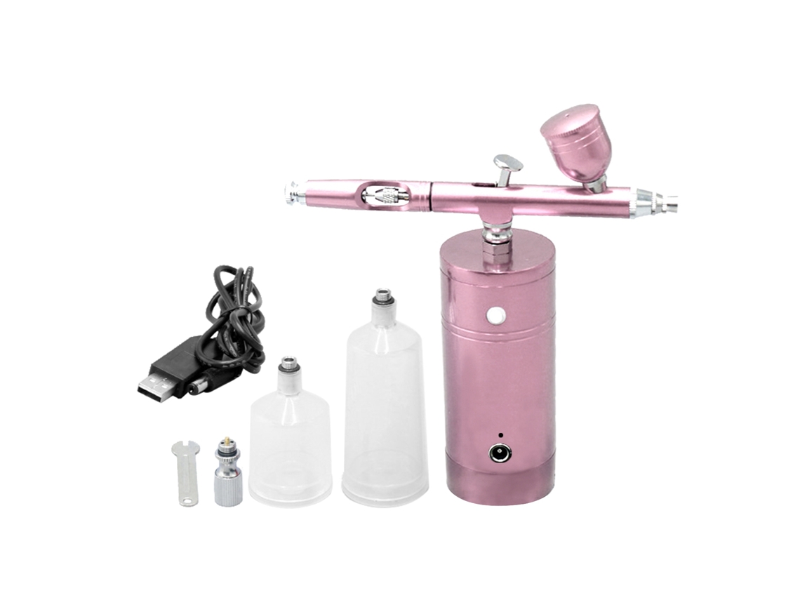 Kit De Pistola De Spray Usb Recarregável Laxiscreed Para Maquilhagem Fx E Tatuagens, Portátil E Prático