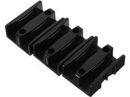 Guias Para Porta Deslizante De Banheiro Lifkome, Conjunto De 3 Peças, Design Elegante Em Plástico Preto, Compatíveis E