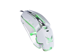 Mouse Gamer Com Fio (3200dpi Programável) Zerodate X800 Branco
