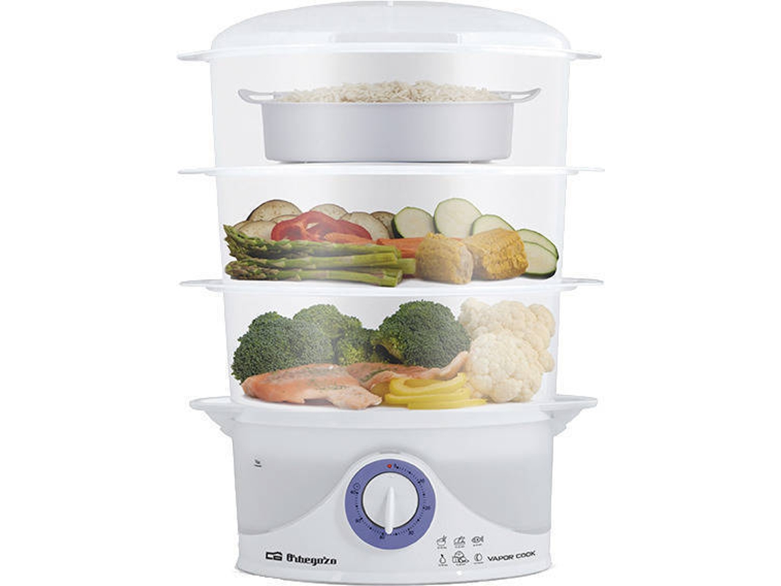 Máquina de Cozer a Vapor ORBEGOZO CO4015 (9 L - 800 W)  acessórios)