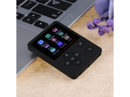 Reprodutor portátil de MP3/MP4 com tela de 1,8 polegadas, rádio FM, rádio a cores, livros digitais e vídeos.