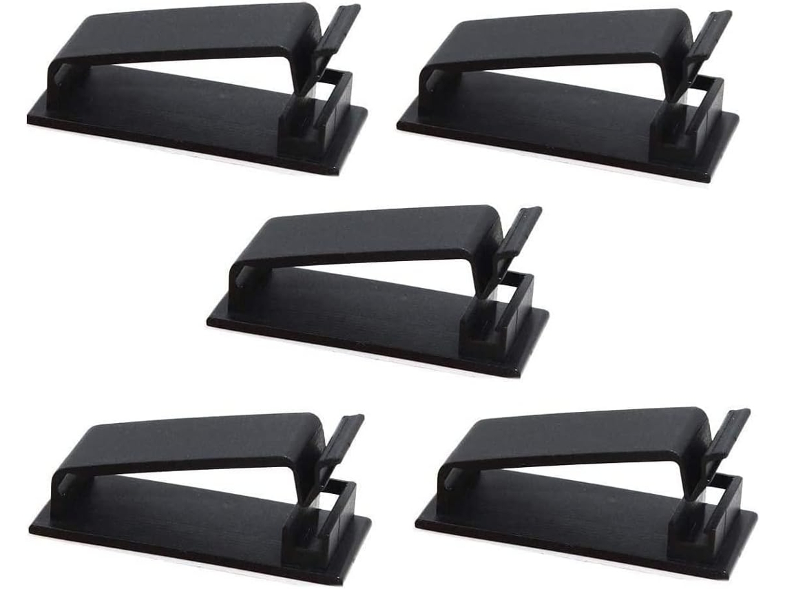 100 Grampos De Cabo Adesivos Para Gerenciamento De Cabos Para Cabos Ethernet Slowmoose