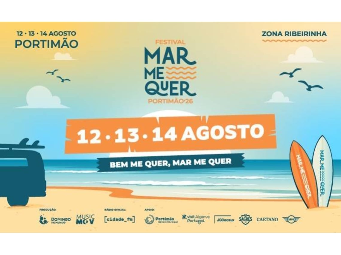 Bilhete MAR ME QUER PORTIMÃO 2026