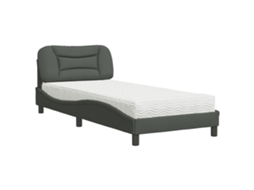 Bed, Beds Vidaxl Cinzeto Tecido (80 X 200 Cm)