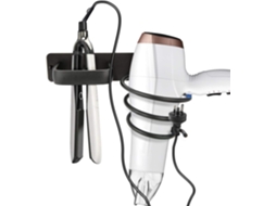 KOFIHETY Suporte Para Secador De Cabelo, Suporte De Parede Para Secador, Economiza Espaço E Fácil De Instalar, Organizador Para Secador, Prancha, Babyliss E Ch