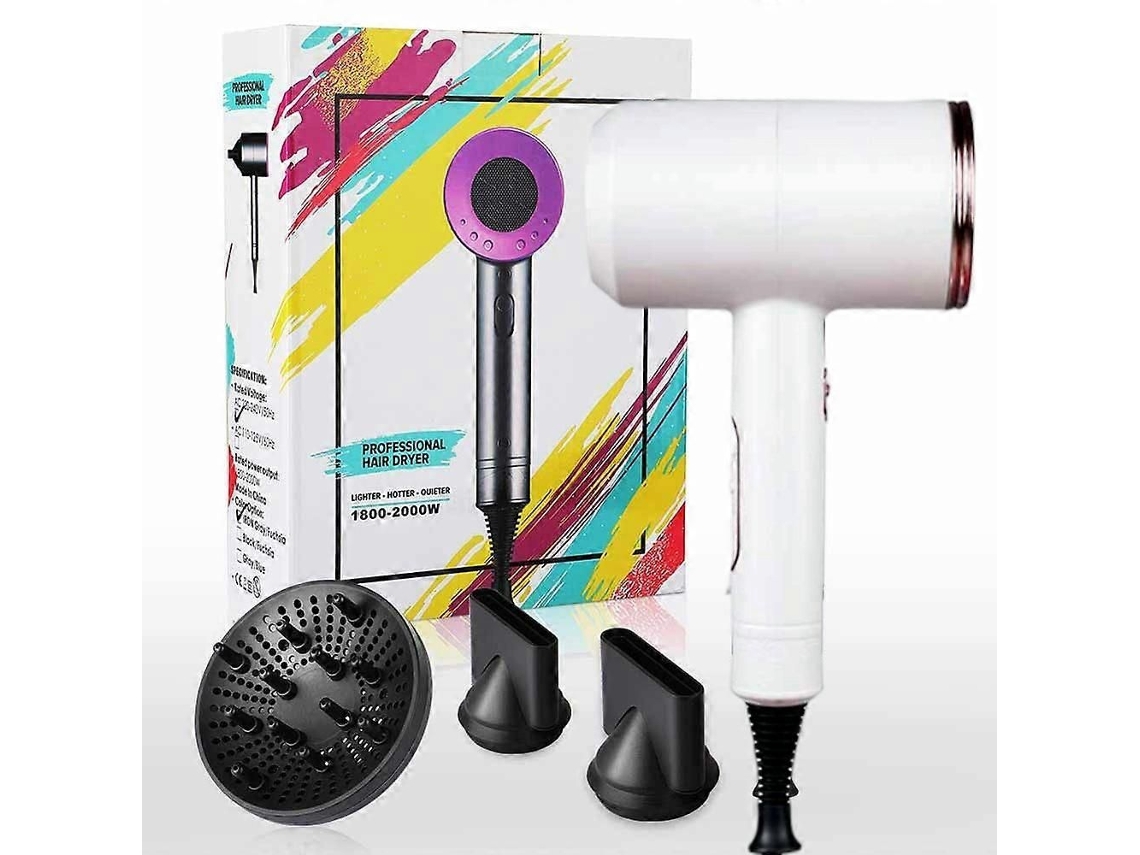 Secador de Cabelo Profissional 4 Cores, Salão, Alta Potência, C Abelo Elétrico Doméstico, GOKOCO
