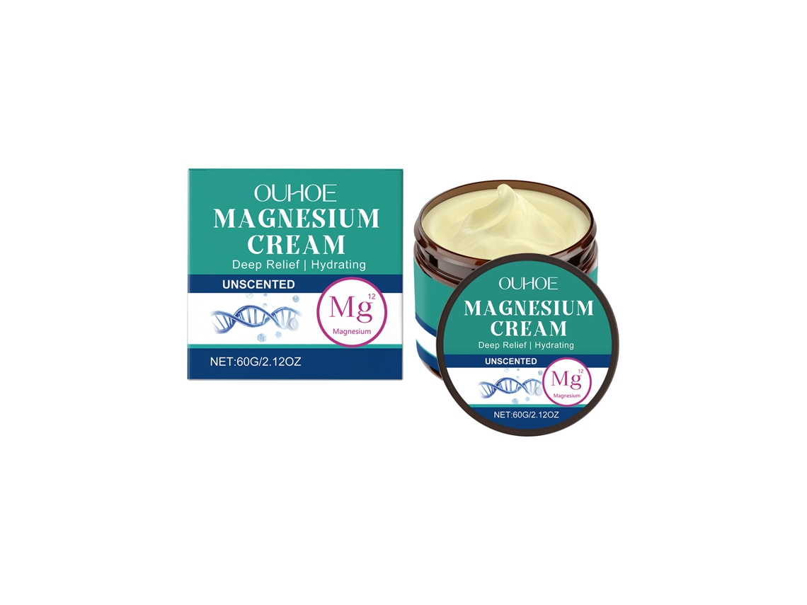 Creme De Magnésio Sem Cheiro Para Alivio Muscular Rápido