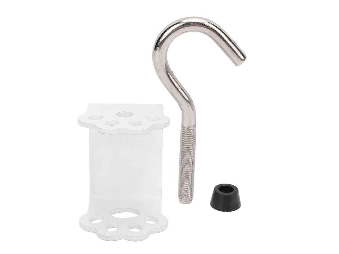 Suporte De Bolsa Para Mesa Clamp On Claw De Gato Acero Inoxidable Para Mochilas Llaves Auriculares Brancas