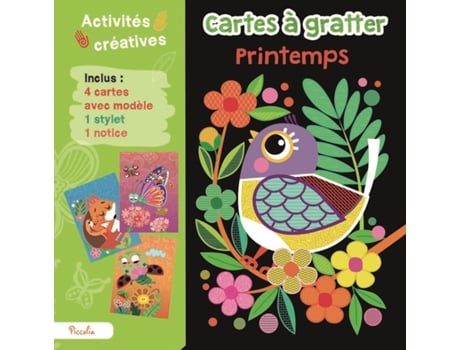 Scratch Art Spring PICCOLIA (Idade minima recomendada: 4 anos)