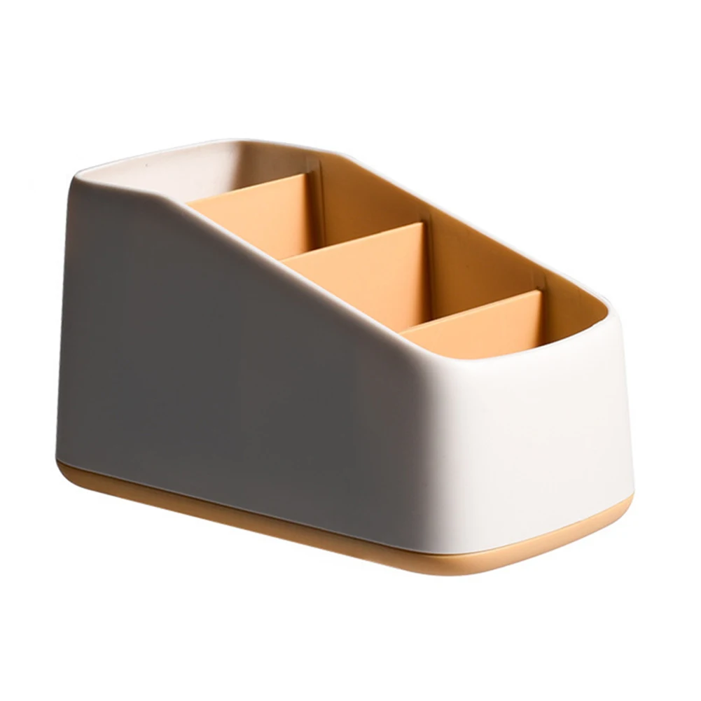Bolsa organizadora AQUAFORGE com 4 compartimentos, suporte de mesa em plástico para controle, TV, DVD, Blu-ray