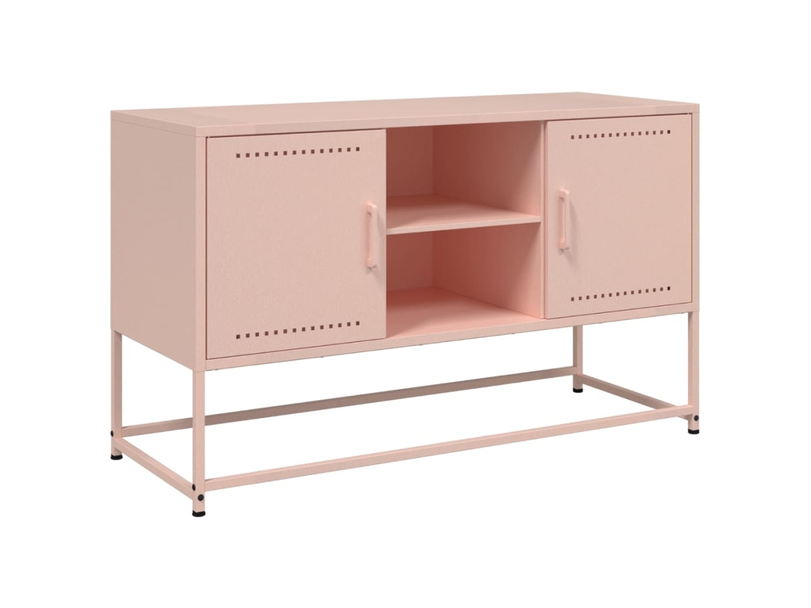 Móvel de Tv 100,5x39x60,5 Cm Aço Rosa MAISON EXCLUSIVE