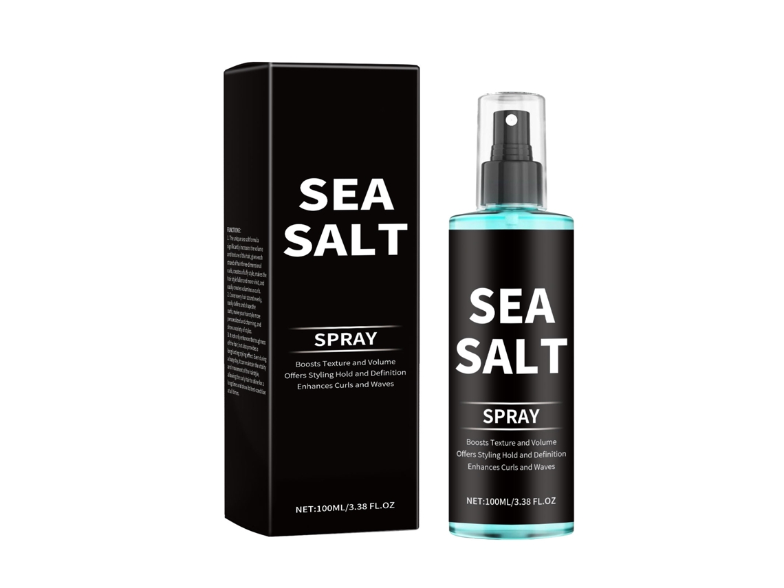 Spray Curlagem Sal Marinho Modelagem Cabelos