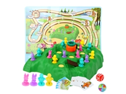 Mali jogo de Tabuleiro Competitivo Armadilha Tartaruga e Coelho Interativo Educativo Multiplayer