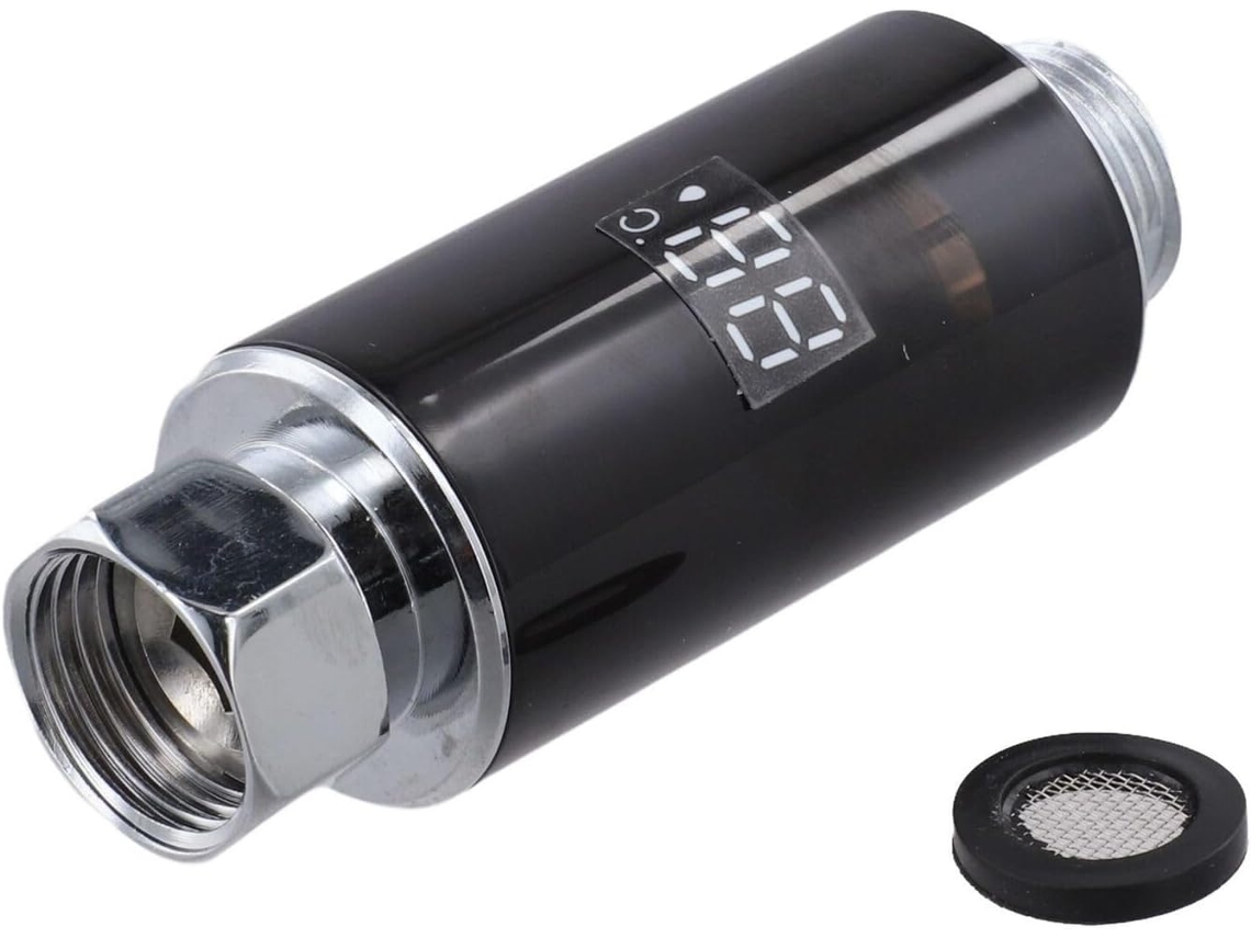 Chuveiro Com Led, Visor De Pressão E Temperatura Da Água Três