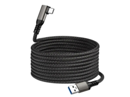 Cabo Link Para Quest 2 Vr Usb 3.2 Carga Rápida E Transferência De Dados, Cabelos Para Acessórios De Headset Vr, 0,5 Metro*