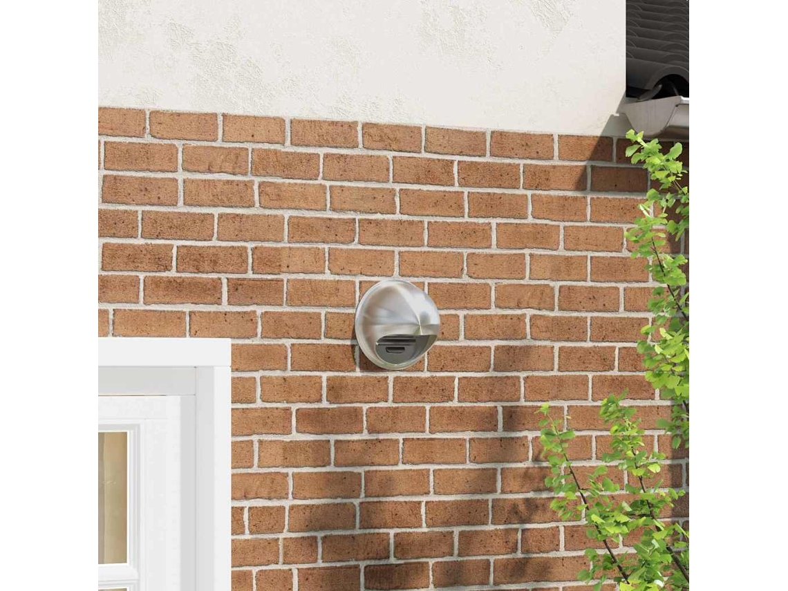 Vidaxl Tampas De Ventilação De Ar 8 Unid. Prateado 200 Mm