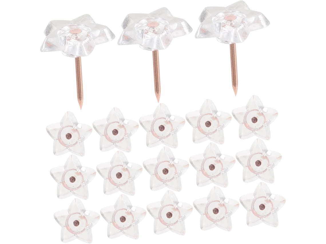 Conjunto De 4 Tachinhas Decorativas Cortiça Para Escritório