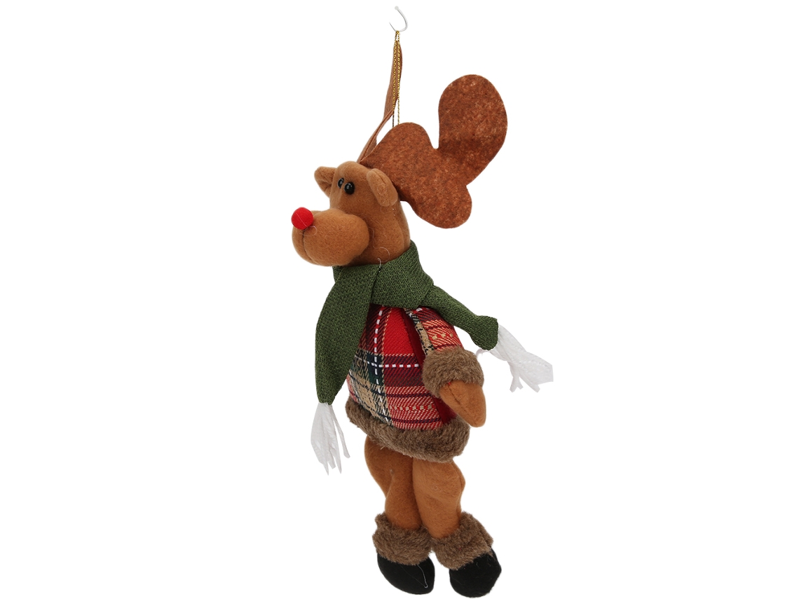 Laxiscreed Boneco Natalino Com Alce Para Decoração De Natal E Árvores