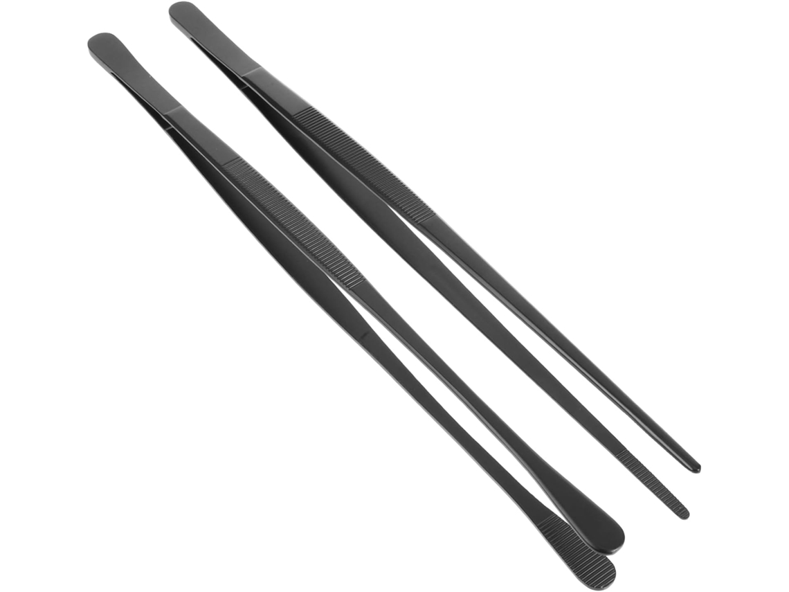 Pinças De Cozinha Alipis Aço Inoxidável, Conjunto De 2 Peças, Pinças De Precisão Para Churrasco Coreano, Sushi E
