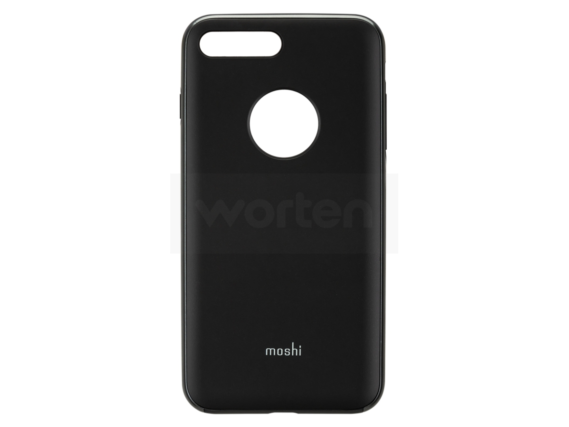 Capa iPhone 6 Plus, 6s Plus, 7 Plus, 8 Plus MOSHI iGlaze Preto