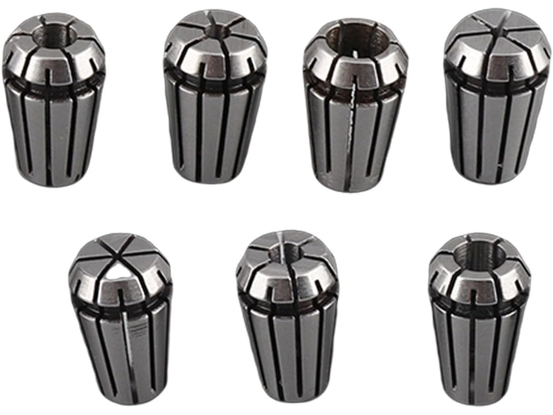 Conjunto De Mandril Mola Socobeta Er11 Durável 1 A 7 Mm Para Haste Extensão Suporte Do Eixo Motor Usinagem Cnc