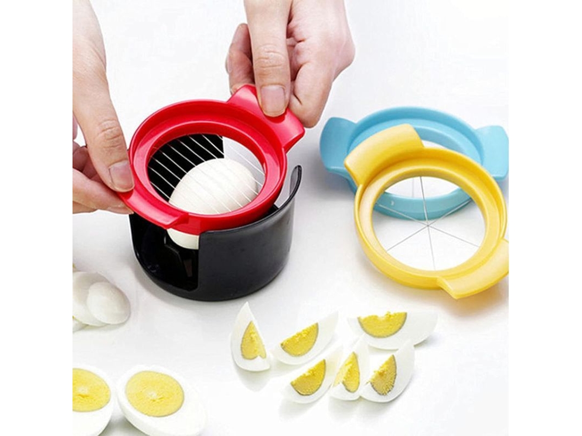 Cortador De Ovos Multifuncional 3 Em 1 De Aço Inoxidável, Ferramenta De Cozinha Manual Para Ovos Fritos, Morangos, Kiwis, Cogumelos, Queijo