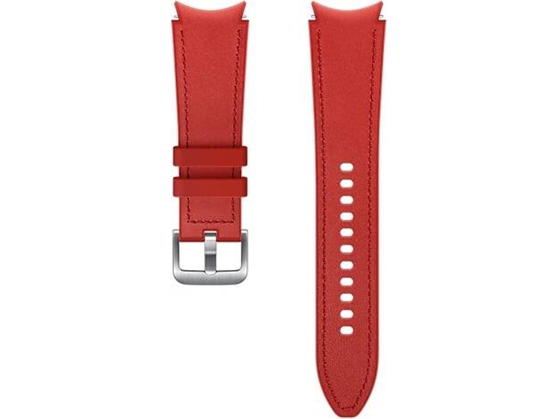 Bracelete SAMSUNG Galaxy Watch 4/Watch 4 Classic Híbrida M/L Vermelho