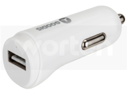 Adaptador Auto GOODIS 5V-1A Branco