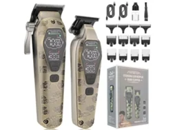 Conjunto de Máquina de Cortar Cabelo Profissional