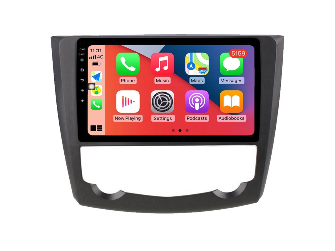 Auto Rádio Carro Bluetooth Autoradio 8GB RAM 128G ROM CarPlay Navegação GPS Ecrã Táctil RoverOne para Renault Kadjar 2015-2017  