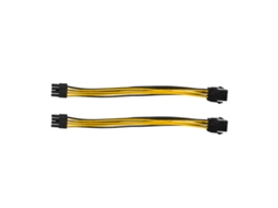 Dois Cabos De Alimentação Pcie De 6 Pinos Para 8 Pinos Para Placas Gráficas (7,8 Polegadas)