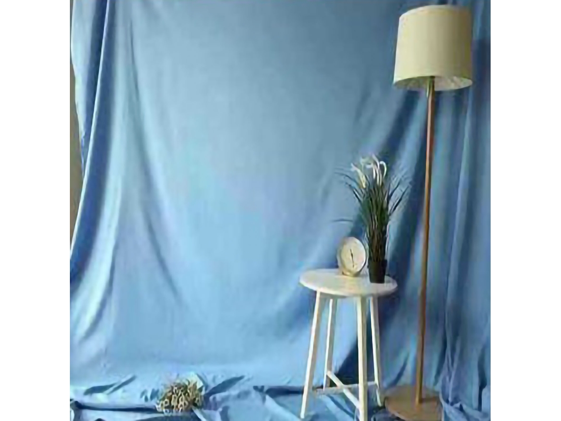 Fondo De Fotografía Tela Para Grabación De Vídeos Retratos Estudio Azul 2x2.4m
