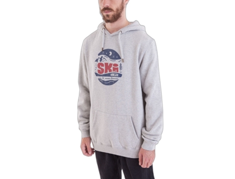 Sweatshirt para Unisexo KULTE (L - Algodão - Cinzento)