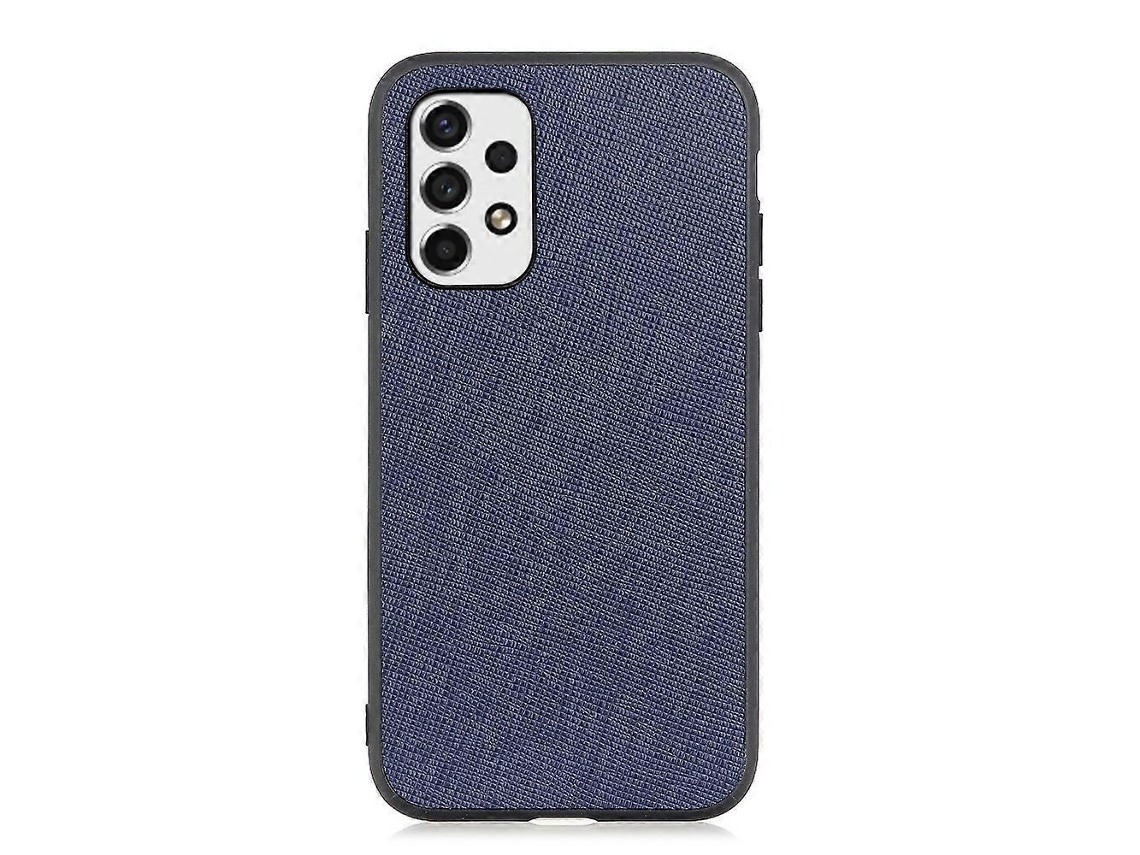 Capa De Couro Com Textura Cruzada Para Samsung Galaxy A53 5g