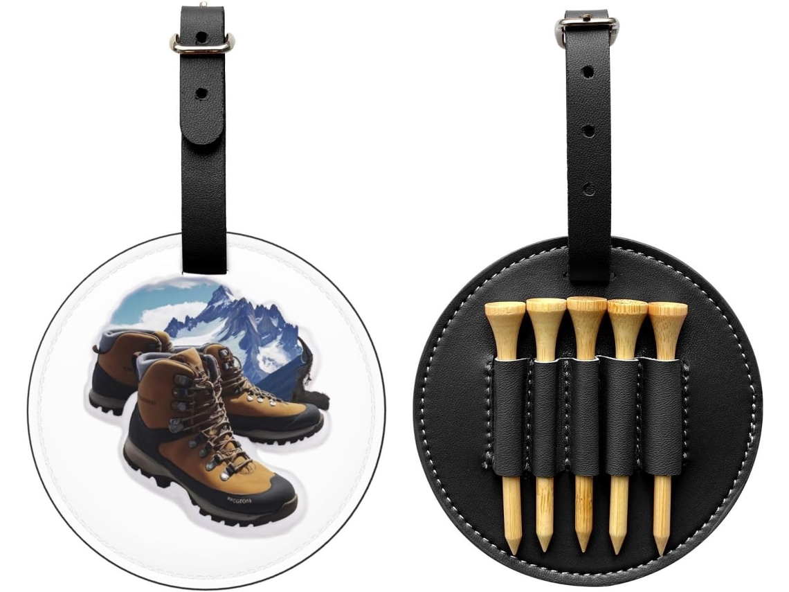 Bolsa para tees de golfe com estampa de unicórnio, fácil de transportar | S/MARCA