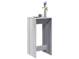 Vidaxl Mesa De Bar 51x50x103,5 Cm Derivados De Madeira Cinzento Sonoma