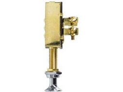 Conexão Elétrica TALAMEx Interruptor De Botão De Puxar On/Off/On Dourado