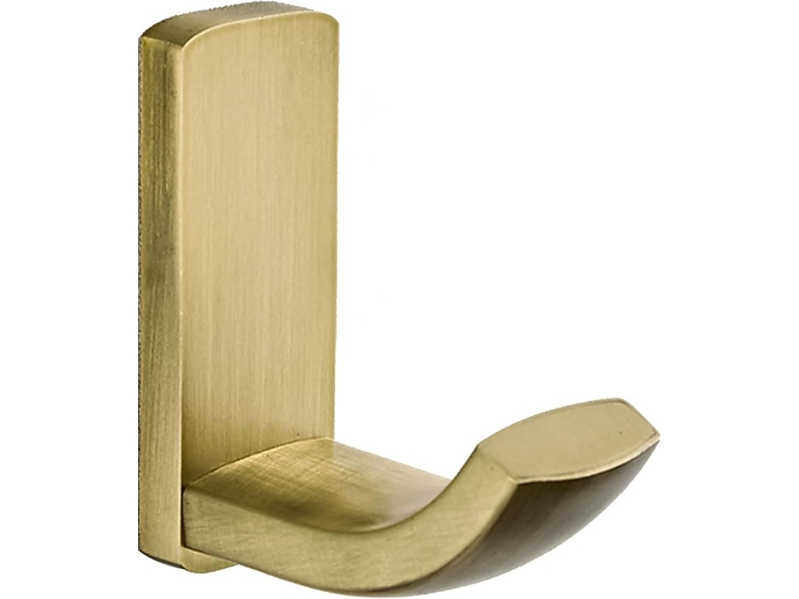 Gancho Para Toalha Em Latão, Gancho Multifuncional Para Parede, Para Casa De Banho, Com Acabamento Em Bronze Escovado