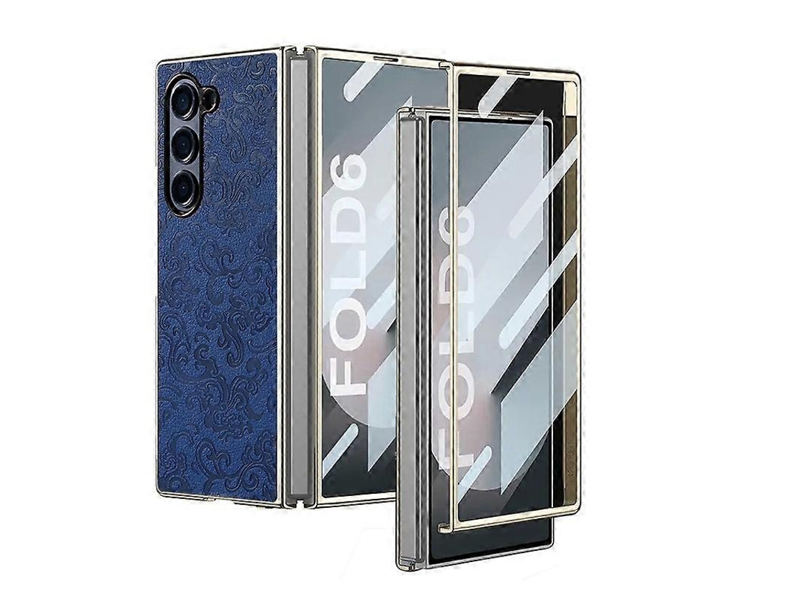 Capa Dobrável Com Padrão De Dragão Em Nuvem Integrada Para Samsung Galaxy Z Fold6