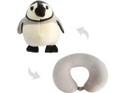 Travesseiro Para Viagem Infantil U Forma 2 Em 1 Travesseiro De Pescoço E Boneco De Pelúcia Cute